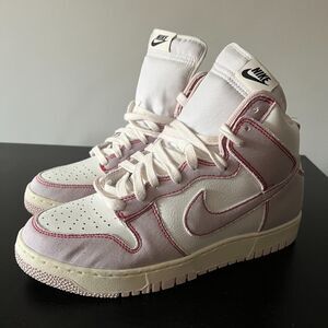 Nike Dunk High 1985 Barely Rose Pink Denim Summit White Men's Shoes Size 9.5